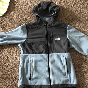 The north face hooded fleece jacket